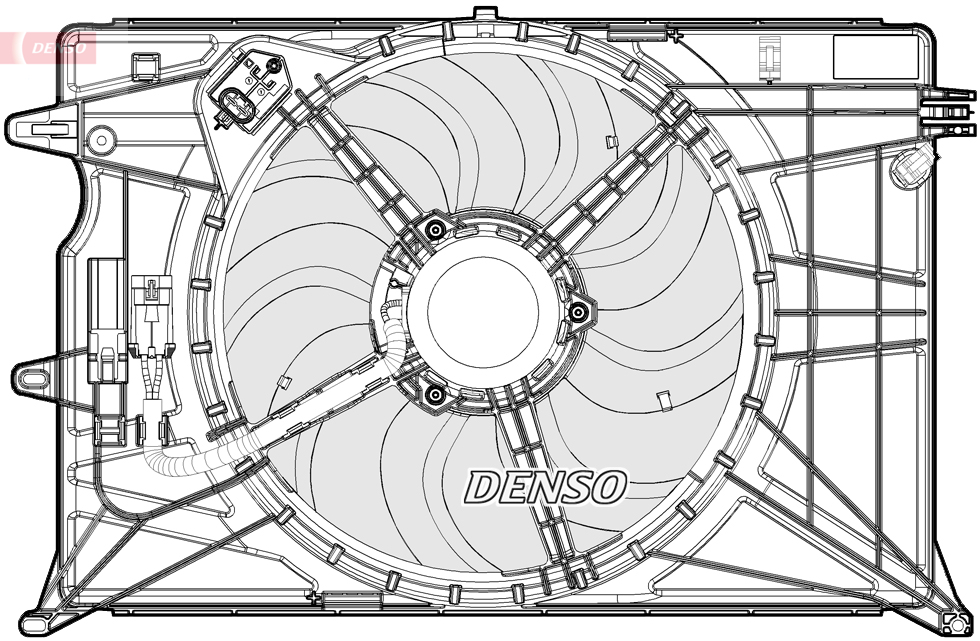 DENSO DER09073 вентилатор,...