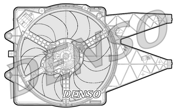 DENSO DER09091 Ventola, Raffreddamento motore-Ventola, Raffreddamento motore-Ricambi Euro