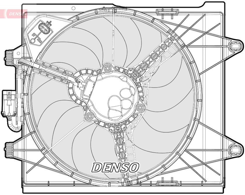 DENSO DER09096 вентилатор,...