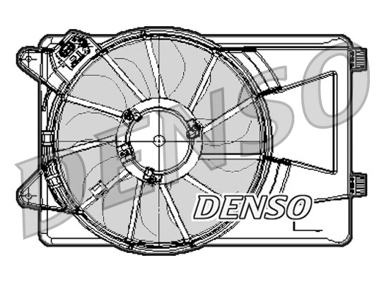 DENSO DER09301 Větrák,...