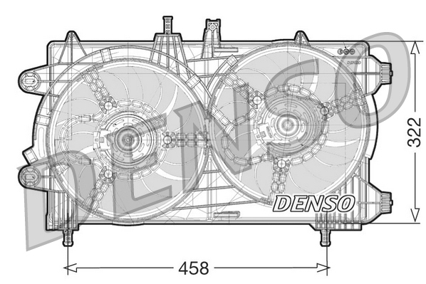 DENSO DER13008 Ventola, Raffreddamento motore-Ventola, Raffreddamento motore-Ricambi Euro