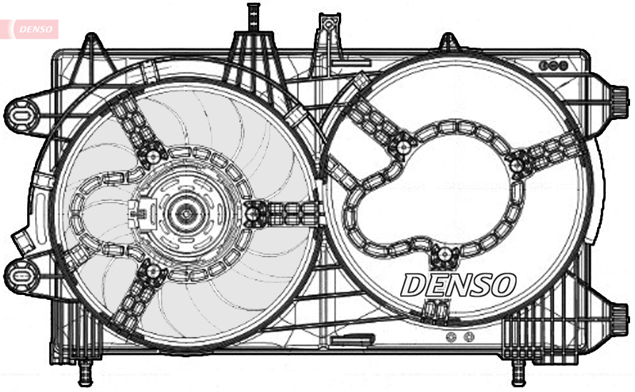 DENSO DER13012 Ventola, Raffreddamento motore-Ventola, Raffreddamento motore-Ricambi Euro