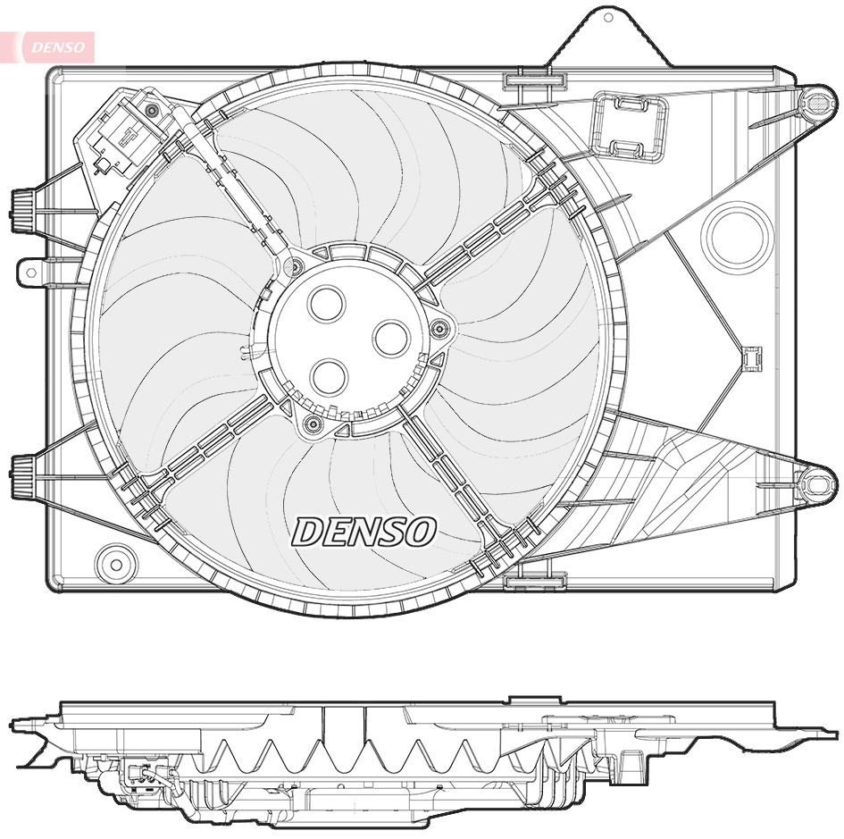 DENSO DER15001 вентилатор,...