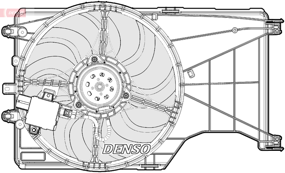 DENSO DER20001 Ventola, Raffreddamento motore-Ventola, Raffreddamento motore-Ricambi Euro