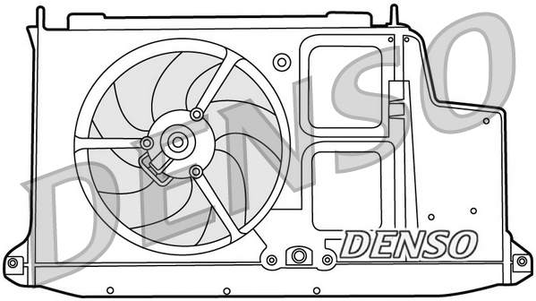 DENSO DER21012 Ventola, Raffreddamento motore