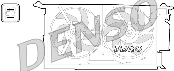 DENSO DER21018 Ventola, Raffreddamento motore