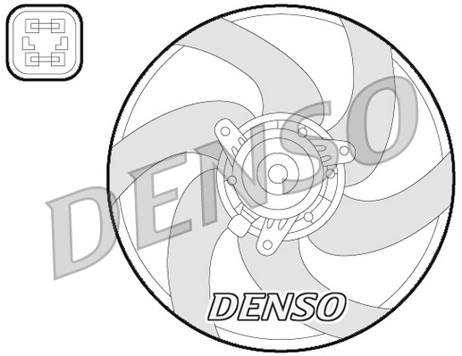 DENSO DER21022 Ventola, Raffreddamento motore