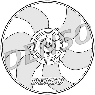 DENSO DER23001 Ventola, Raffreddamento motore