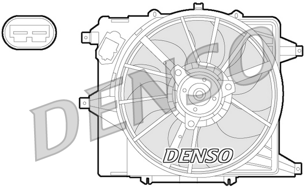 DENSO DER23003 Větrák,...