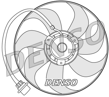 DENSO DER32001 Ventola, Raffreddamento motore