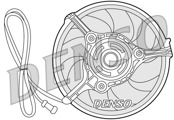 DENSO DER32008 Ventola, Raffreddamento motore