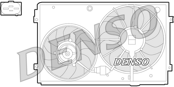 DENSO DER32011 Větrák,...