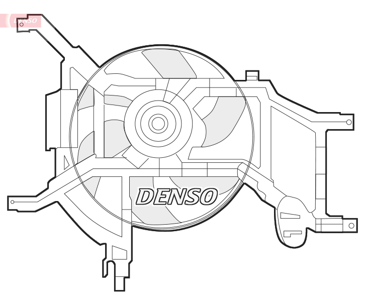 DENSO DER37002 Ventola, Raffreddamento motore