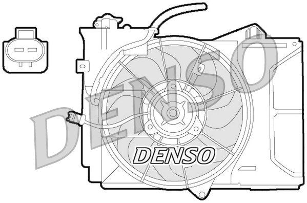 DENSO DER50001 Ventola, Raffreddamento motore
