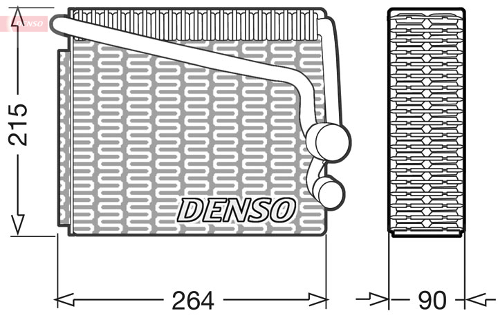 DENSO DEV01001 Evaporator,...