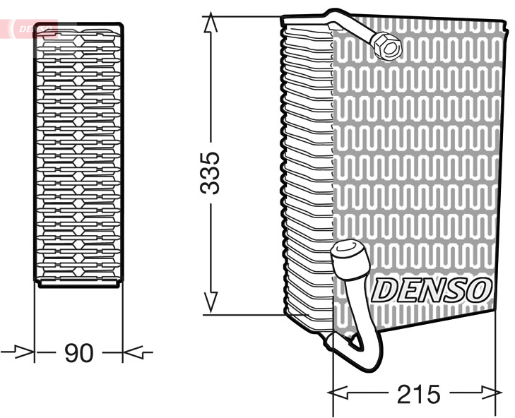 DENSO DEV02005 Evaporator,...