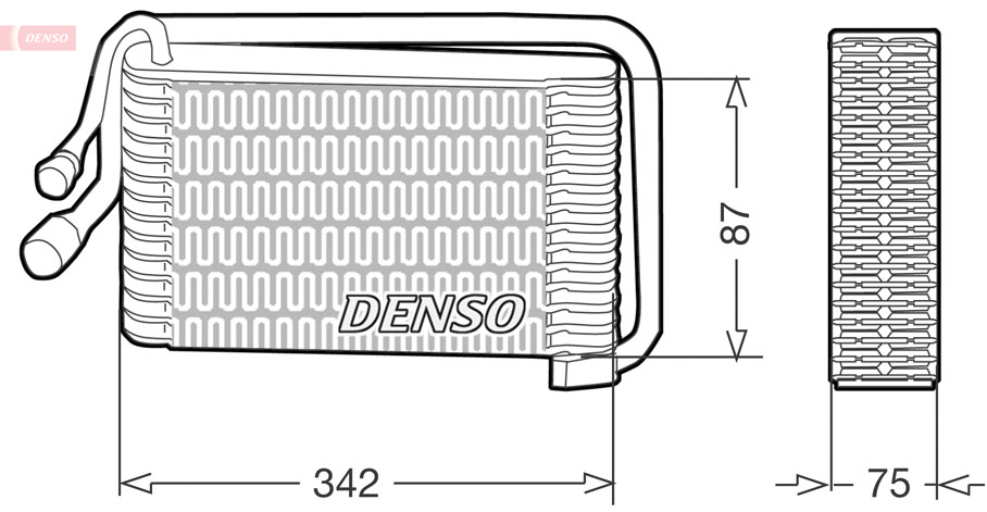 DENSO DEV09001 Evaporator,...