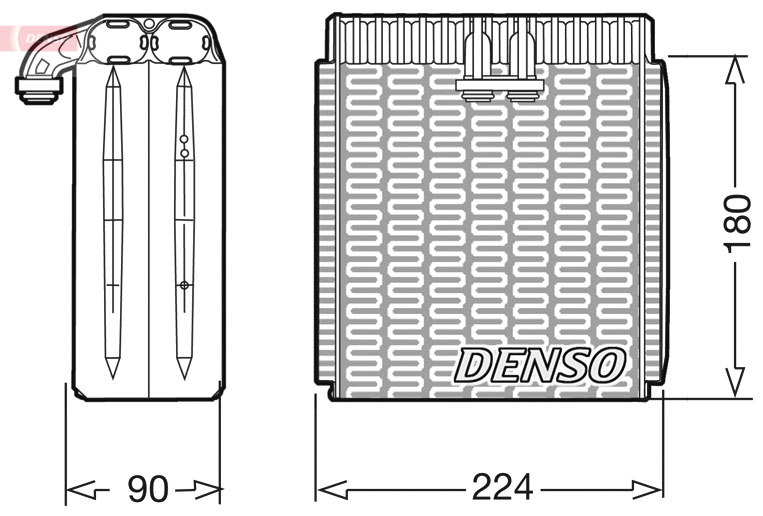 DENSO DEV09003 Evaporator,...