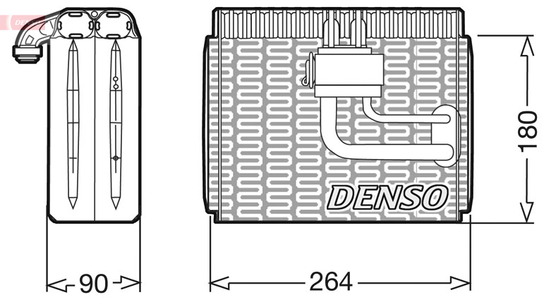 DENSO DEV09004 Evaporator,...