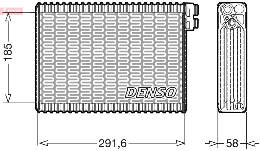 DENSO DEV09013 Evaporatore, Climatizzatore-Evaporatore, Climatizzatore-Ricambi Euro