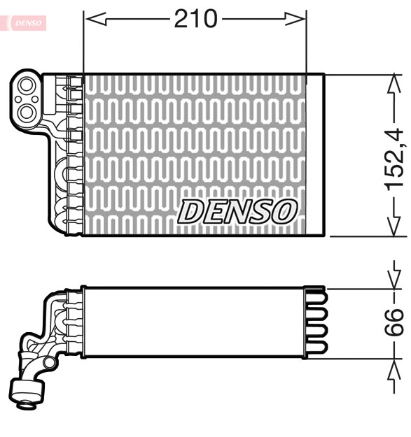 DENSO DEV09015 Evaporatore, Climatizzatore-Evaporatore, Climatizzatore-Ricambi Euro