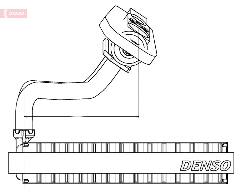 DENSO DEV09020 Evaporatore, Climatizzatore