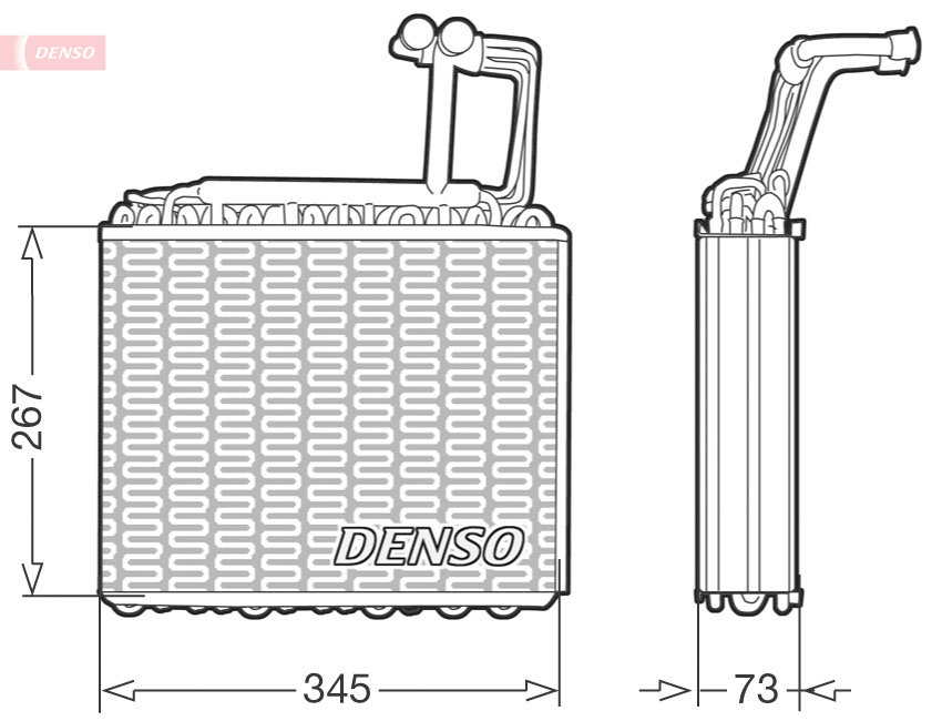 DENSO DEV23002 Evaporator,...