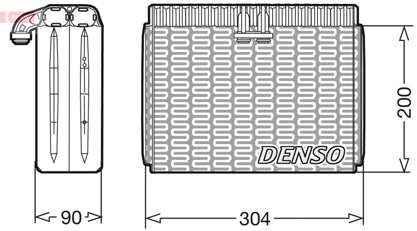 DENSO DEV23004 Evaporator,...