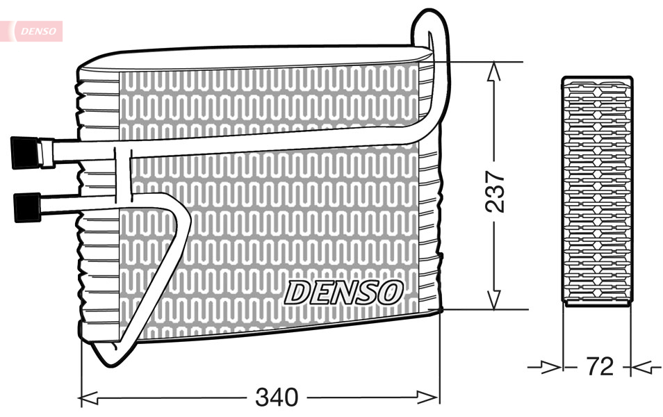 DENSO DEV33001 Evaporator,...