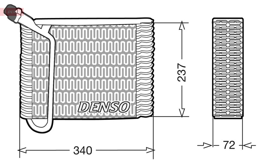 DENSO DEV33004 Evaporator,...