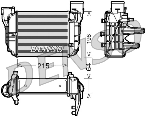 DENSO DIT02002 Intercooler-Intercooler-Ricambi Euro