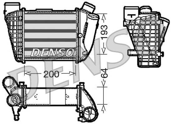 DENSO DIT02004 chladič turba