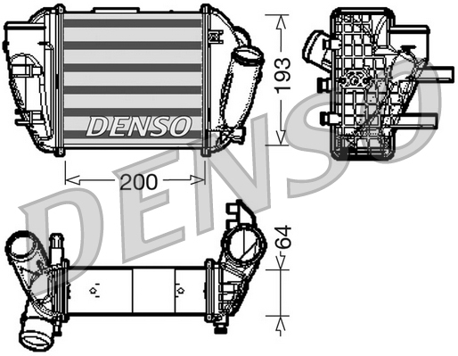 DENSO DIT02005 Intercooler-Intercooler-Ricambi Euro