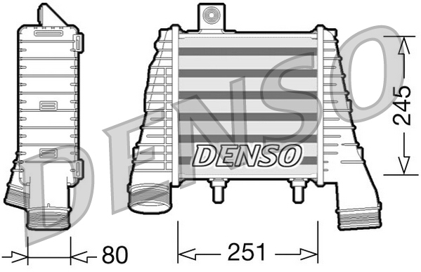 DENSO DIT02008 интеркулер...