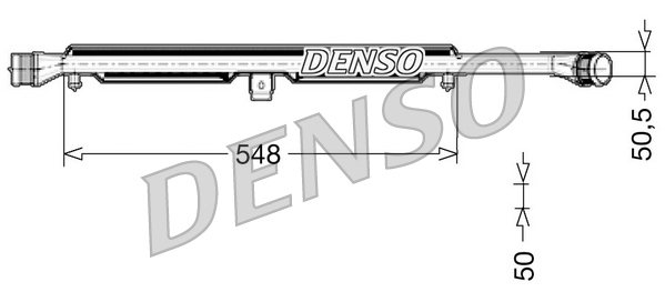 DENSO DIT02026 Intercooler