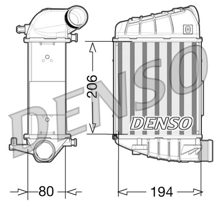 DENSO DIT02028 Intercooler-Intercooler-Ricambi Euro