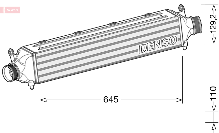 DENSO DIT02037 Intercooler-Intercooler-Ricambi Euro