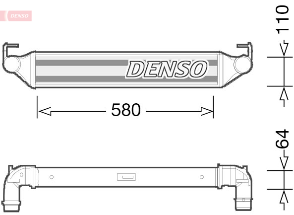 DENSO DIT06002 Intercooler,...