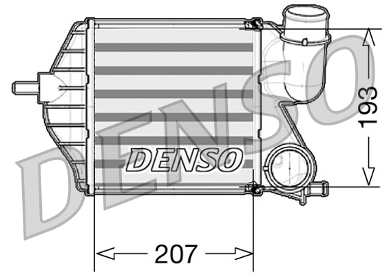 DENSO DIT09102 Intercooler