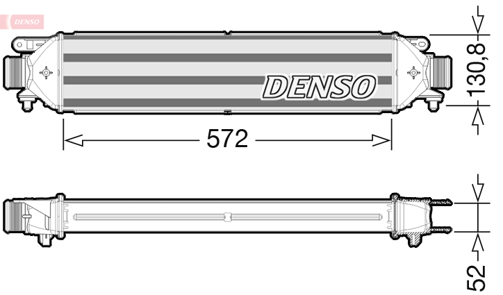 DENSO DIT09103 Intercooler