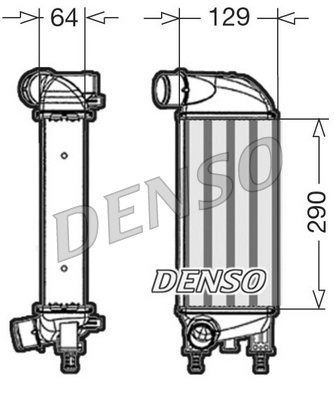 DENSO DIT09110 Intercooler