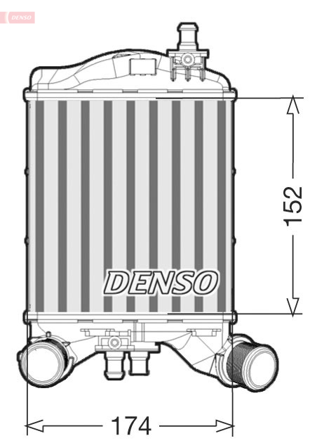 DENSO DIT09111 Intercooler