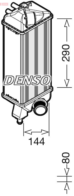 DENSO DIT09116 Intercooler