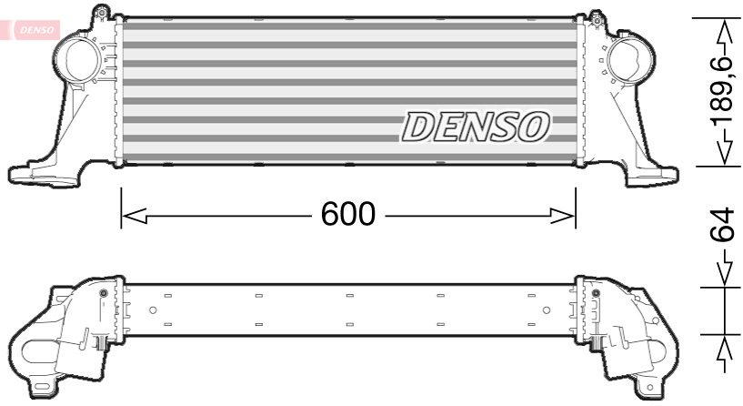 DENSO DIT12004 Intercooler,...