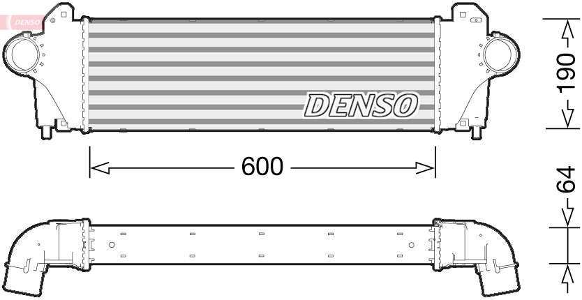 DENSO DIT12005 Intercooler-Intercooler-Ricambi Euro