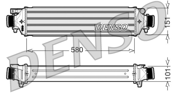 DENSO DIT13002 Intercooler,...