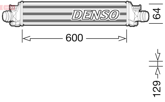 DENSO DIT15001 Intercooler