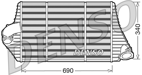 DENSO DIT23001 Intercooler-Intercooler-Ricambi Euro