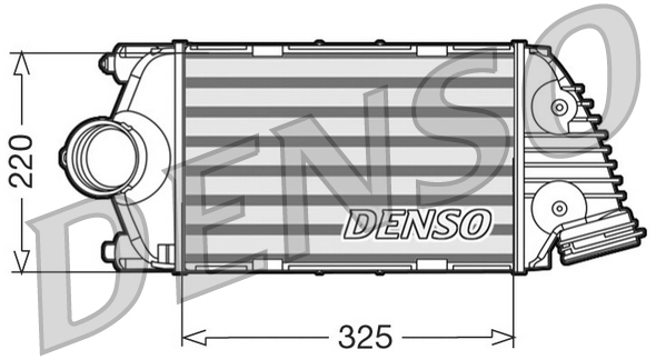 DENSO DIT28015 интеркулер...