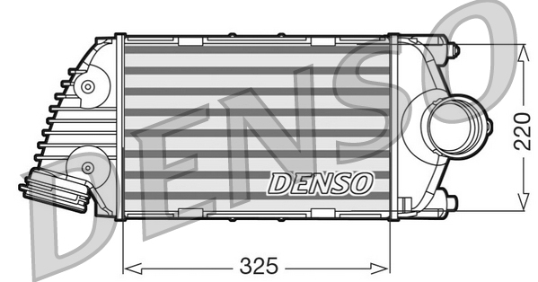 DENSO DIT28016 Intercooler